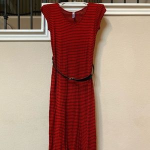 Maternity Maxi Dress with Belt